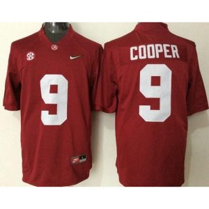 Crimson Tide #9 Amari Cooper Red Limited Stitched NCAA Jersey