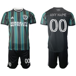 Men's Custom LA Galaxy Black Soccer Jersey